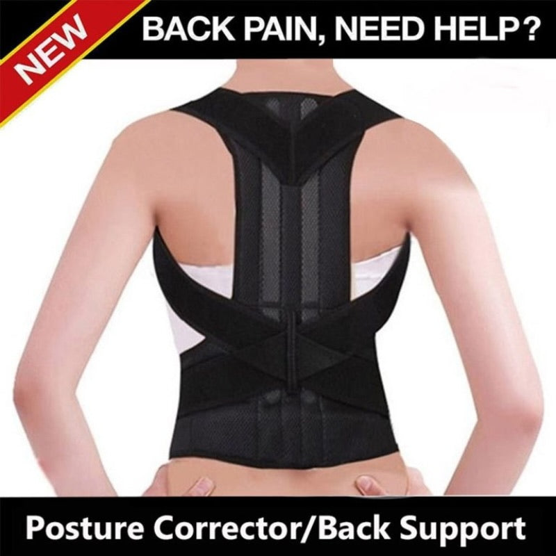 Adjustable Back Posture Corrector Belt for Men & Women – Spine Support Shoulder Brace