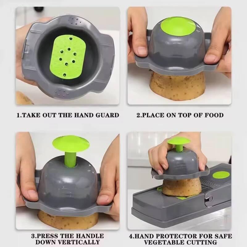12 in 1 Multifunction Vegetable Chopper Cutter Slicer with Container