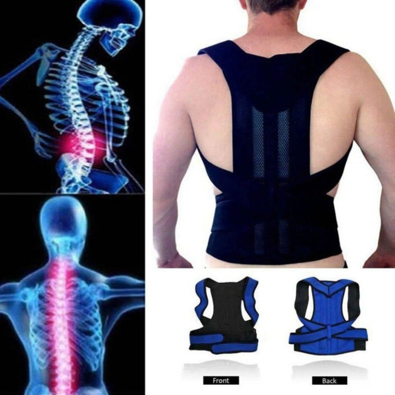 Adjustable Back Posture Corrector Belt for Men & Women – Spine Support Shoulder Brace