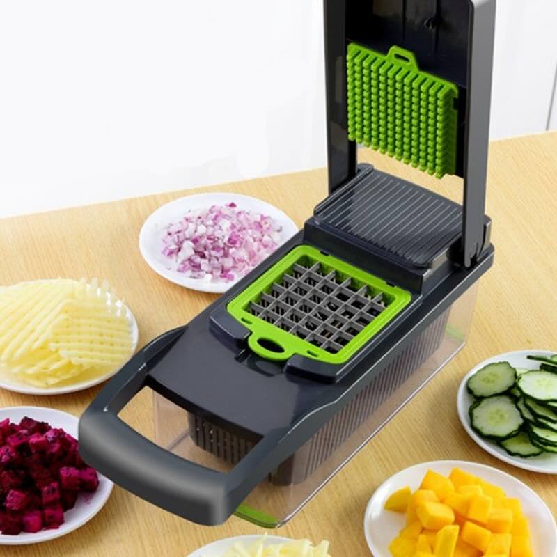 12 in 1 Multifunction Vegetable Chopper Cutter Slicer with Container