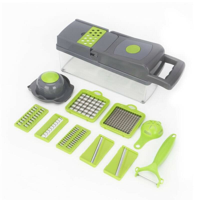 12 in 1 Multifunction Vegetable Chopper Cutter Slicer with Container