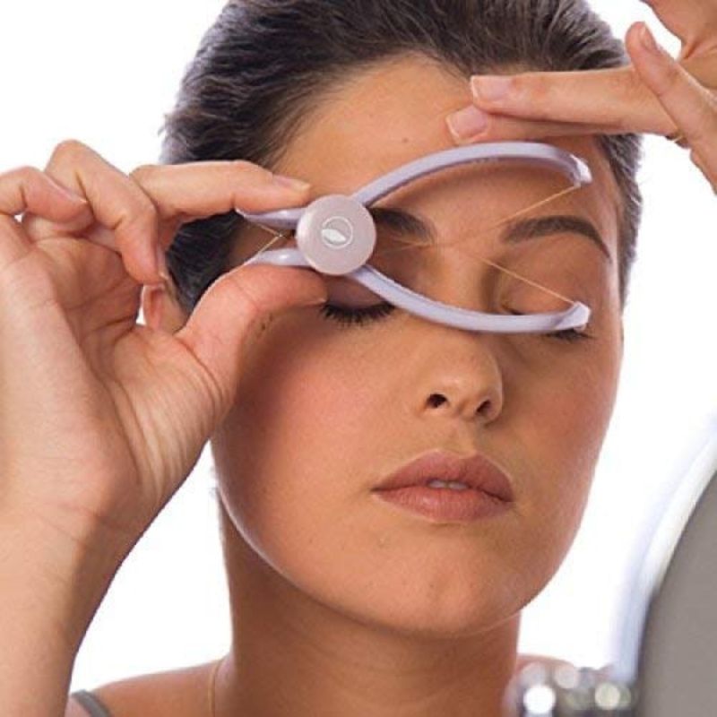 Face & Body Hair Threading Tool – Easy Eyebrow & Facial Hair Remover (Manual Threading Device)
