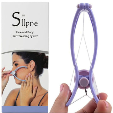 Face & Body Hair Threading Tool – Easy Eyebrow & Facial Hair Remover (Manual Threading Device)
