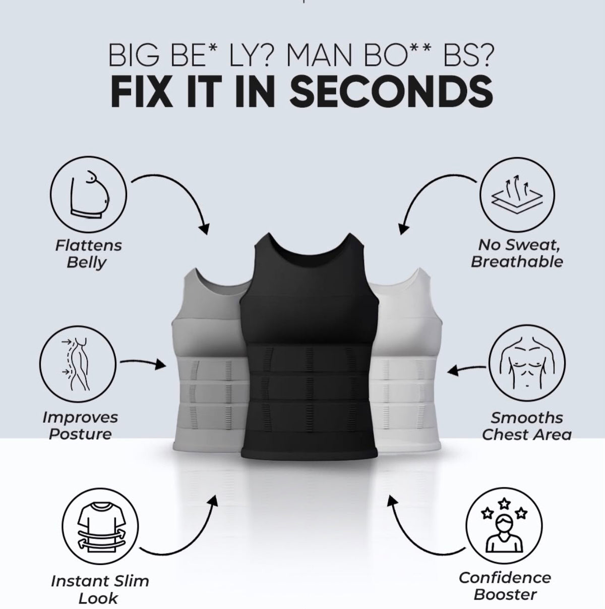 Slimming Body Shaper Undershirt